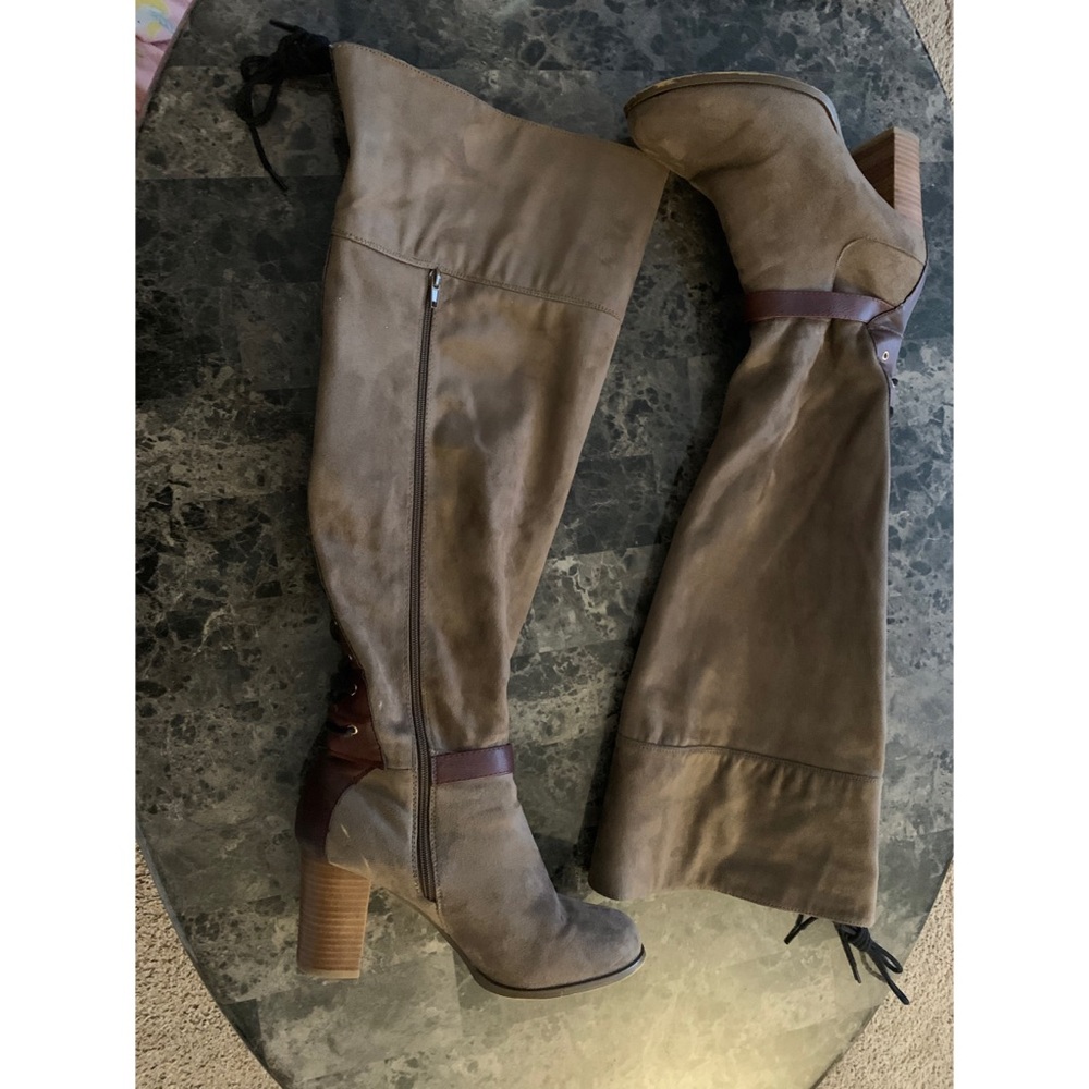 Wide width and wide calf over the knee Boots
